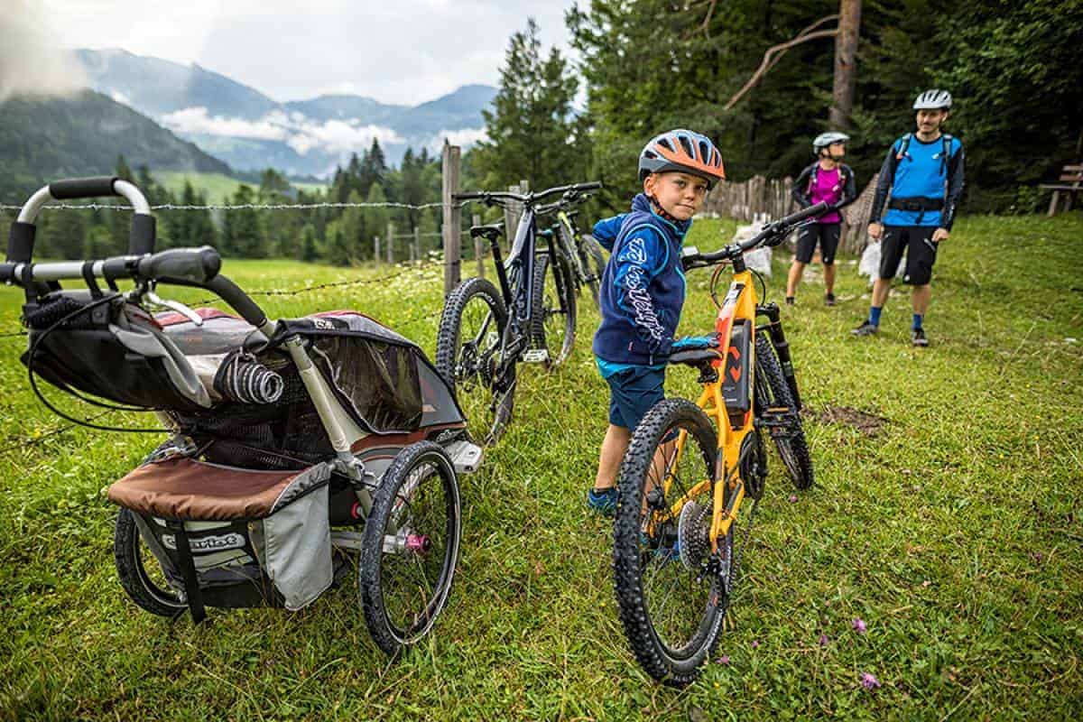Biken mit Kids im Salzburger Saalachtal